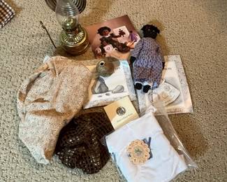 C19 - $400. Addy Walker - American Girl Doll 1993. Includes doll, Ida Bean, 6 outfits, kerosene lantern, gourd, half dime, apron (new in package). Hair has been brushed a lot but no issues noted with the doll.
