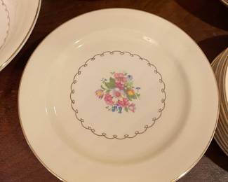 A25 - $40. 24 pieces Paden City Pottery. Some pieces of pretty worn but no chips.