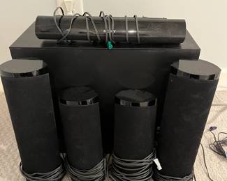 B19 - $50. 2011 Sony Blu-Ray & Speaker System.