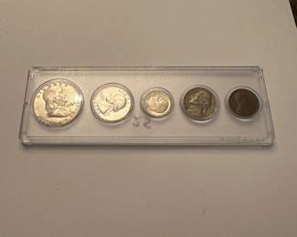 J36 - $25. 1954 Circulated Year Set.