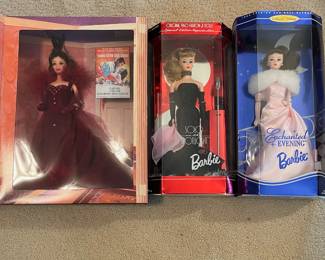 C5 - $20. Vintage Barbie Set of 3. Scarlet O'Hara, Solo in the Spotlight, Enchanted Evening