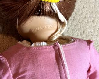 C23 - $450. American Girl Doll Felicity. Includes Christmas Gown & Stomacher, Spring Gown with Pinner Apron & Pompon, Felicity’s Summer Outfit, Cardinal Cloak, Nightgown, Cap & Mules, Work Gown, Riding Habit & Hat, Felicity’s Rose Garden Gown, Fashion Doll along with accessories. Trunk is NOT authentic pleasant company.