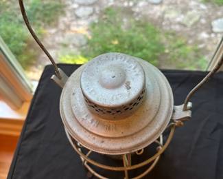 A44 - $50. L&N RR Handlan Globe Lantern with clear globe. Excellent Condition!