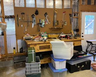Overview of hand tools.