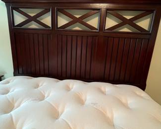 C36 - $250. Queen Size Bed with Clean & Comfy Mattress included if you want it! Headboard measures Measures 67" wide x 57.75" tall. Very good condition - located on the 3rd floor.