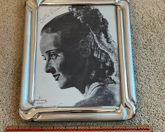 A54 - $20. Bette Davis 1938 Jezebel signed photograph