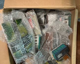 Overview of HO and N Scale Structures. Priced individually or by the box. Some have lost pieces or need to be reglued just from storage.