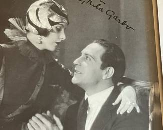 A53 - $15. Greta Garbo signed photo from the movie Torrent.