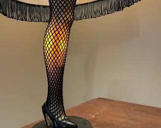B34 - $25. A Christmas Story Leg Lamp. Measures 19" Tall.