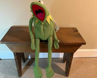 C26 - $25. Vintage Jim Henson's Kermit the Frog Hand Puppet