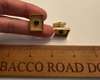 J14 - $640. 14kt gold cufflinks.