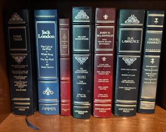 A39 - $10 Each. Leather Bound Books.