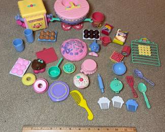 C16 - $30. 1988 Cherry Merry Muffin Doll and Accessory Lot