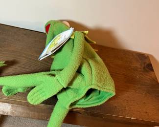 C26 - $25. Vintage Jim Henson's Kermit the Frog Hand Puppet