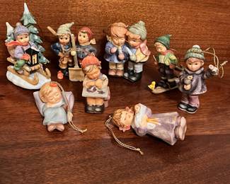 B46 - $150. Hummel Goebel Ornament Lot 22 Pieces