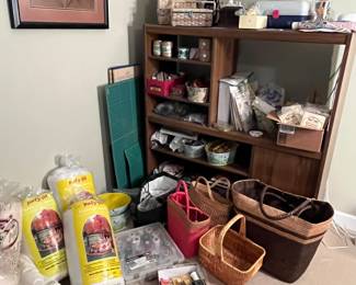 Overview of Sewing and Craft Items. No holds from this photo must come to shop!