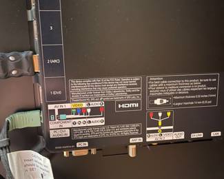A5 - $250. Samsung 60" SmartTV. Model UN60D6400UF. Manufactured July 2011.