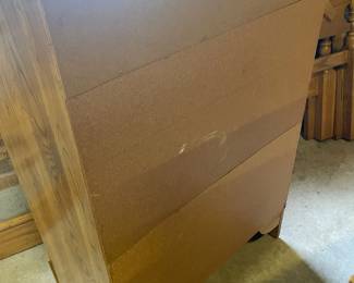 G27 - $50. 6 drawer dresser - no name brand. Measures 32" wide x 18" deep x 46" tall.