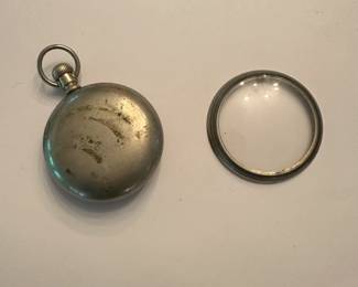J28 - $75. Sterling Waltham Pocket Watch. Not working.