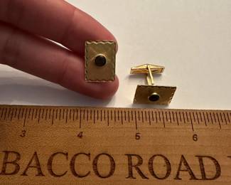J12 - $500. 14kt gold cufflinks.