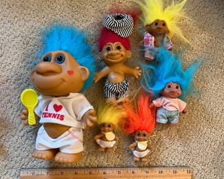 C13 - $60. Vintage Troll and Treasure Troll Lot of 13