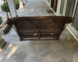 Y1 - $125. 2 Seater Porch Swing with cushions.