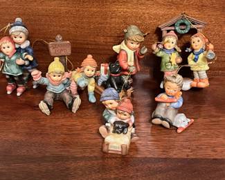 B46 - $150. Hummel Goebel Ornament Lot 22 Pieces