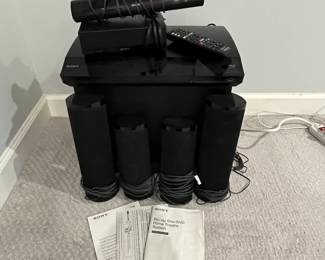 B19 - $50. 2011 Sony Blu-Ray & Speaker System.