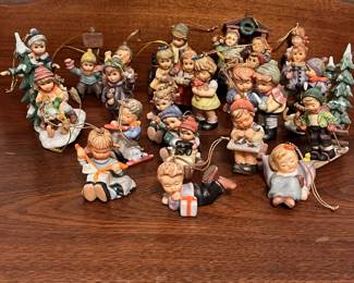 B46 - $150. Hummel Goebel Ornament Lot 22 Pieces