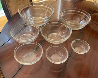 K2 - $25. Duralex Set of 7 nesting mixing bowls. Gently used.