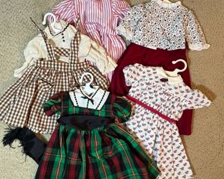 C19 - $400. Addy Walker - American Girl Doll 1993. Includes doll, Ida Bean, 6 outfits, kerosene lantern, gourd, half dime, apron (new in package). Hair has been brushed a lot but no issues noted with the doll.