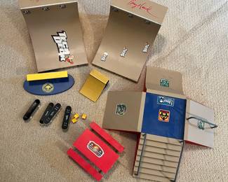 C12 - $45. Vintage Tech Deck Tony Hawk Skateboard Vert Ramps and Accessories