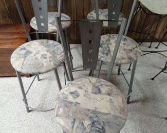 5 high back Bar Chairs