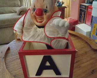 Bozo the clown music box