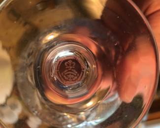 Antique Thomas Webb stemware