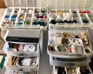 Lots of sewing supplies