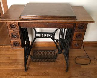 Antique Singer sewing machine