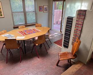Coffin dining table