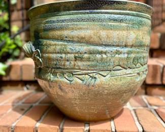 Large Studio Pottery Centerpiece signed by Rogers