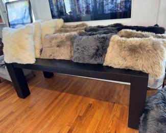 Natural sheepskin pillows - 11x22, 16x24, 24x24 various colors