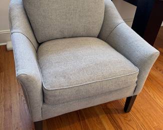 Pair calico chairs