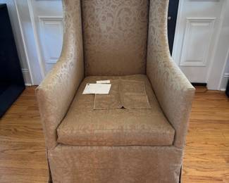 Dessin Fournier chair with Classic Cloth custom fabric