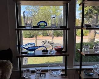 Vintage glass and crystal: baccarat, orrefors, etc