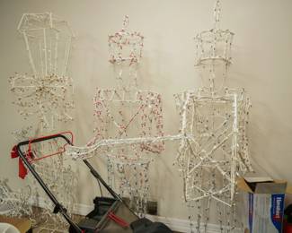 Lighted Christmas decor