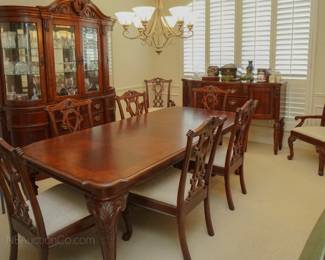 Mahogany dining room group