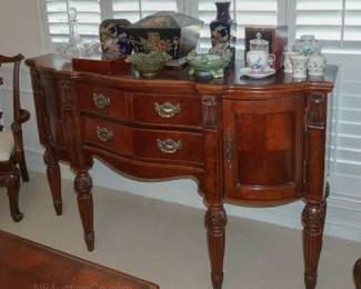 Mahogany dining room group