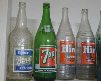 Vintage soda bottles