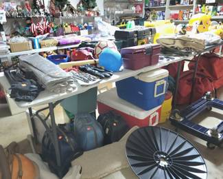 View of the garage