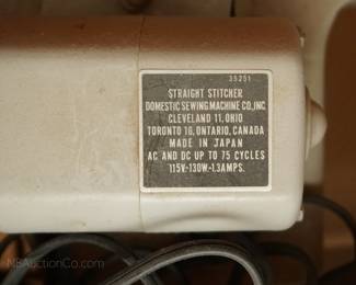Domestic sewing machine