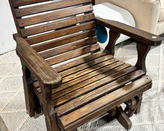 Wooden Glider Orlando Estate Auction